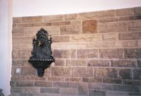 Wandverkleidung mit Krensheimer Muschelkalk Kernstein Bossenstein Verblendern